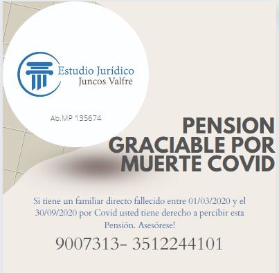 PENSIÓN POR VIUDEZ A CAUSA DE COVID